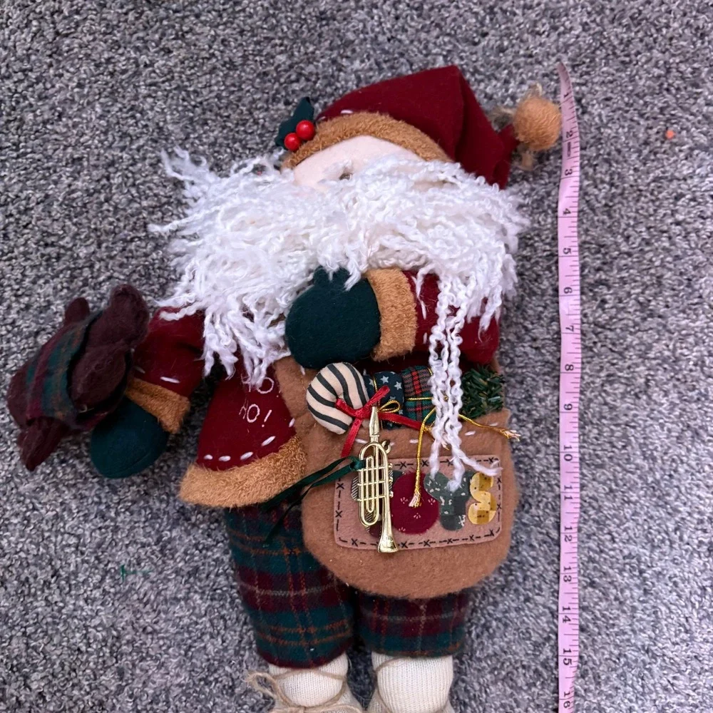 Rustic Santa Claus Doll Christmas Holiday Decor Large Plush‎ Figure
